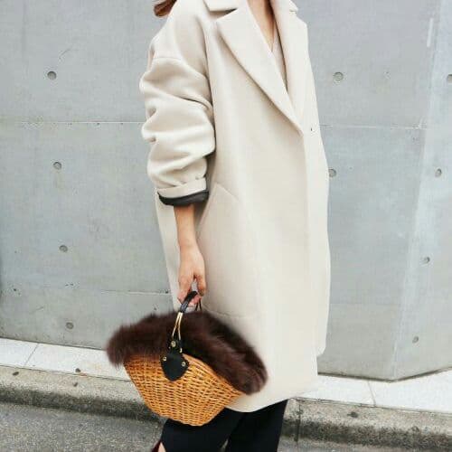 UJOH ウジョーWool Serge オフィサーフレアコート黒☆12万円☆新品