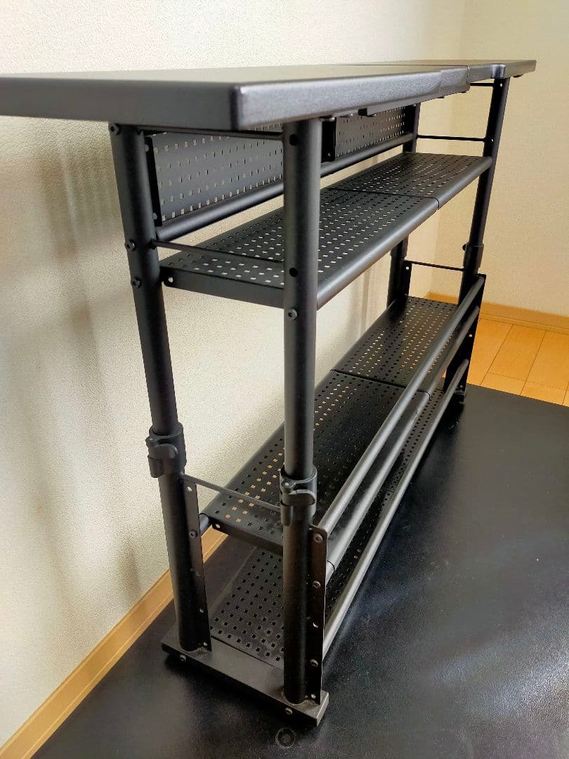 Bauhutte バウヒュッテ エクステンションデスク BHC-1200H-BK