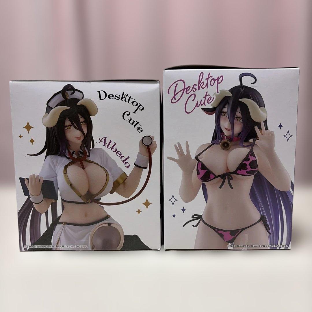 オーバーロード アルベド ナース&牛柄水着フィギュア2体セット - メルカリ