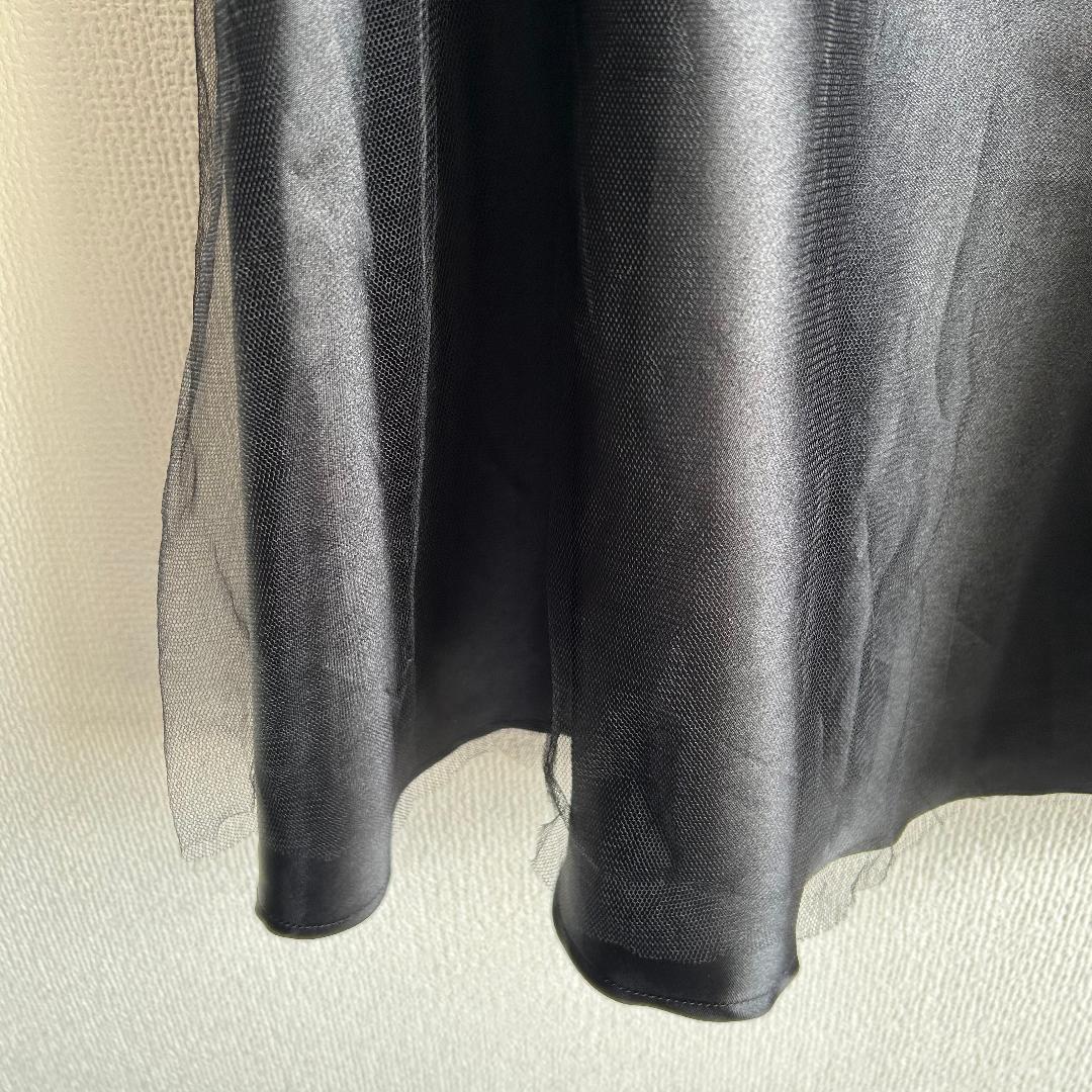 トリココムデギャルソン ウール 巻きプリーツスカート 膝丈　Sサイズ