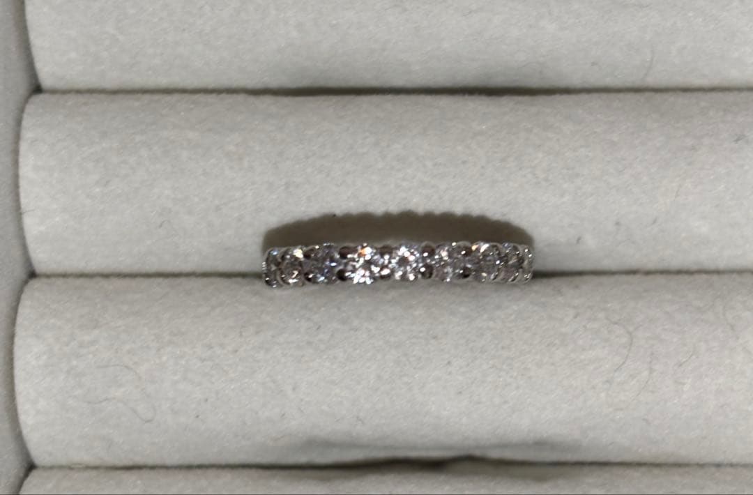 mamanです☆pt900天然ダイヤモンドエタニティリング1.00ct