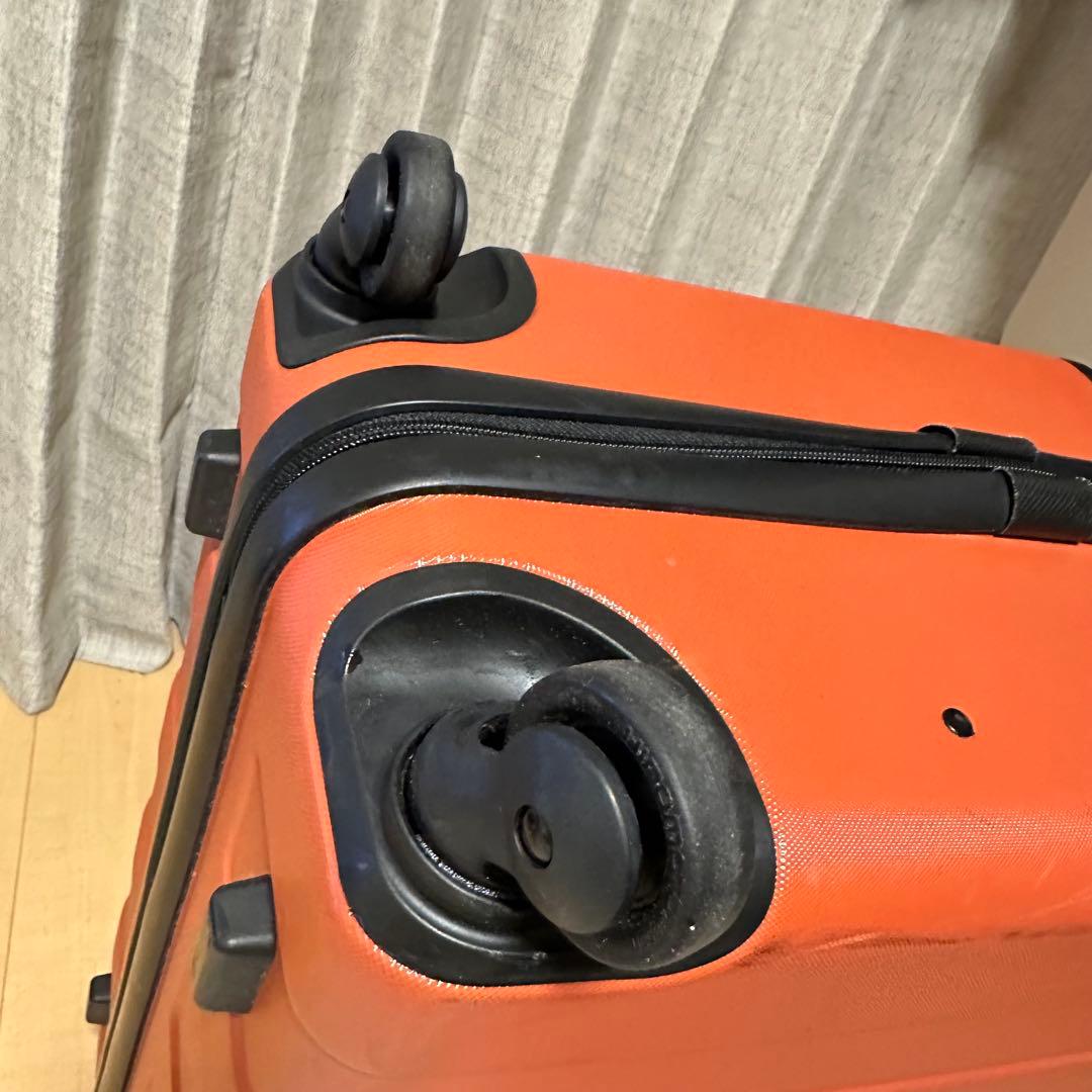 無印良品 キャリーケース 60L オレンジ系 大容量