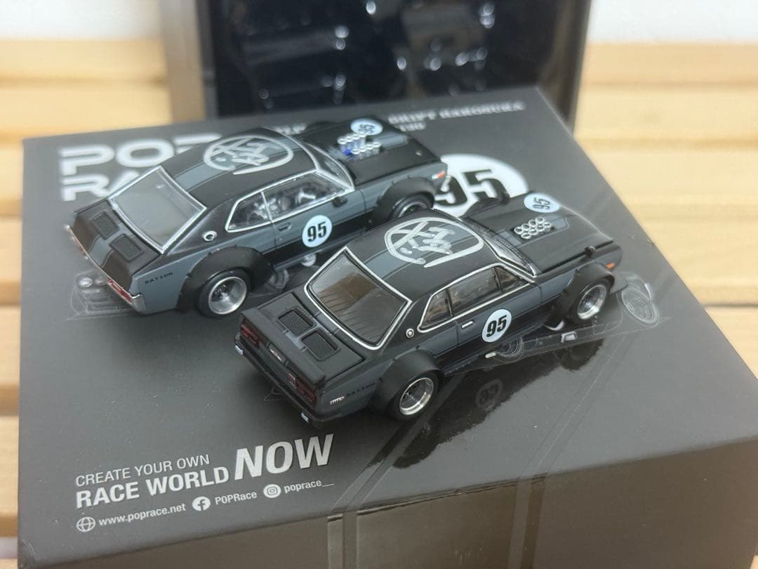 POPRACE 1/64 GT-R v8 HAKOSUKA 95 齊藤太吾サイン