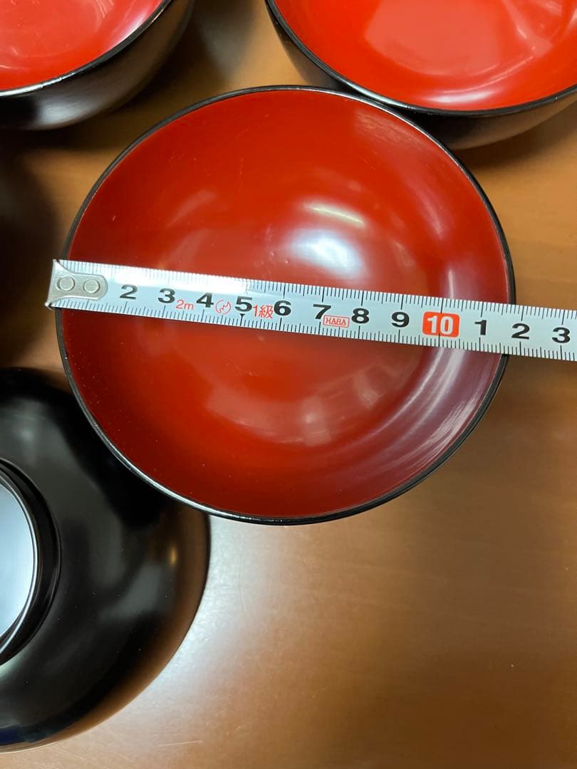 伝統工芸　川連漆器　お椀　10個