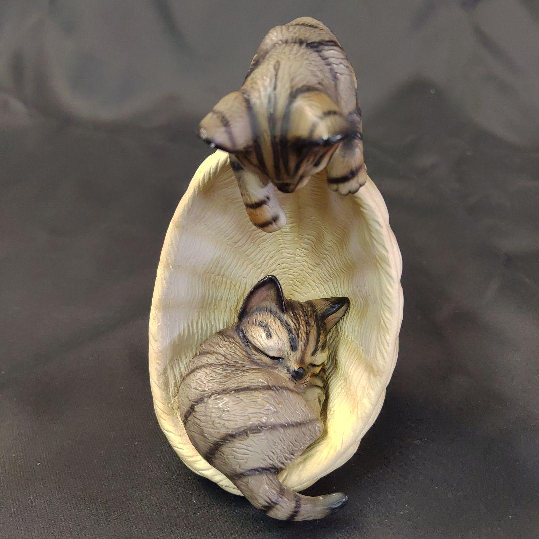 ドマン Demain HK 猫 置物 見上げる猫と子猫達 - メルカリ