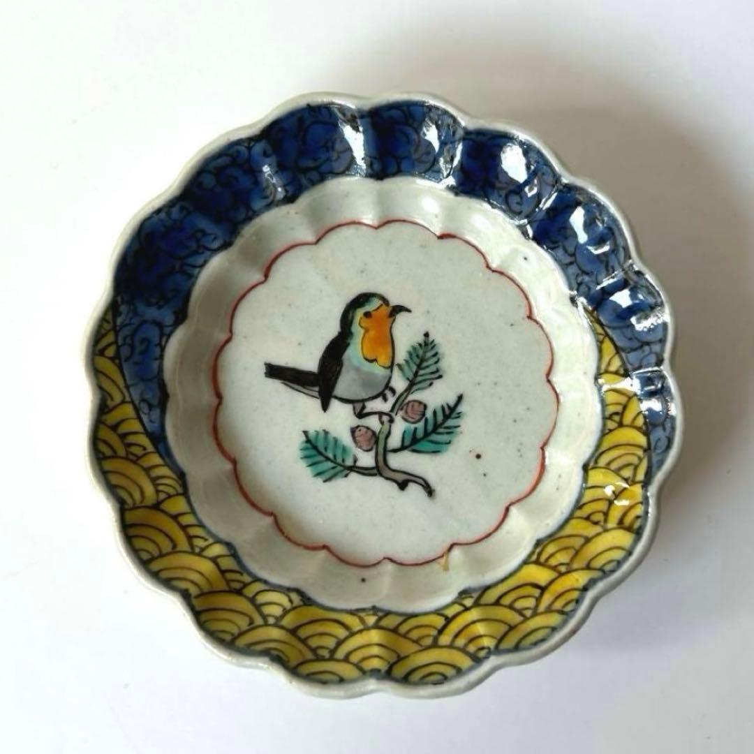 松浦コータローさん 色絵皿 未使用 1枚 鳥 小皿豆皿 - メルカリ