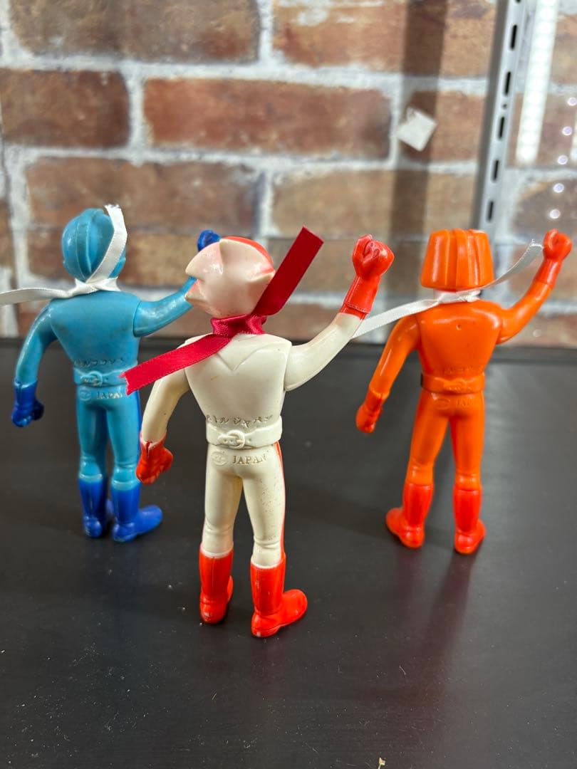 ピ*ん様 ポピー バトルフィーバーJ ソフビ 3体