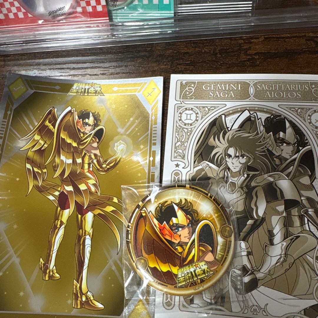 聖闘士星矢 射手座アイオロス 中外鉱業 ジャンプフェスタ缶バッジ
