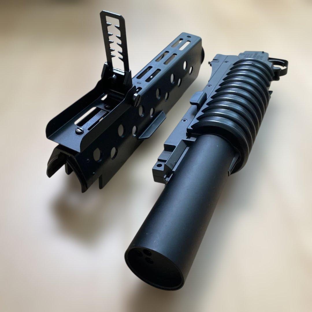 東京マルイ純正M203グレネード3発同時発射エアガン M16タイプ（絶版品）