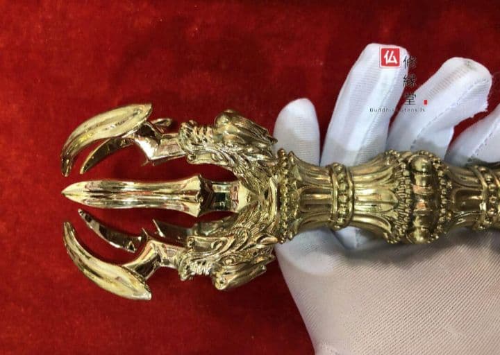 修縁堂】密教法具 四大明王 法器 五鈷杵 金剛杵 真鍮