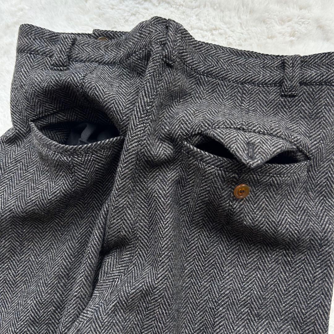 極美品✨ヴィヴィアンウエストウッドマン サルエルパンツ ヘリンボーン