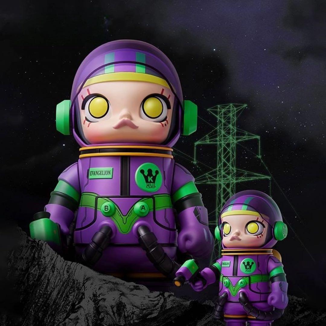 400% SPACE MOLLY × EVANGELION POP MART