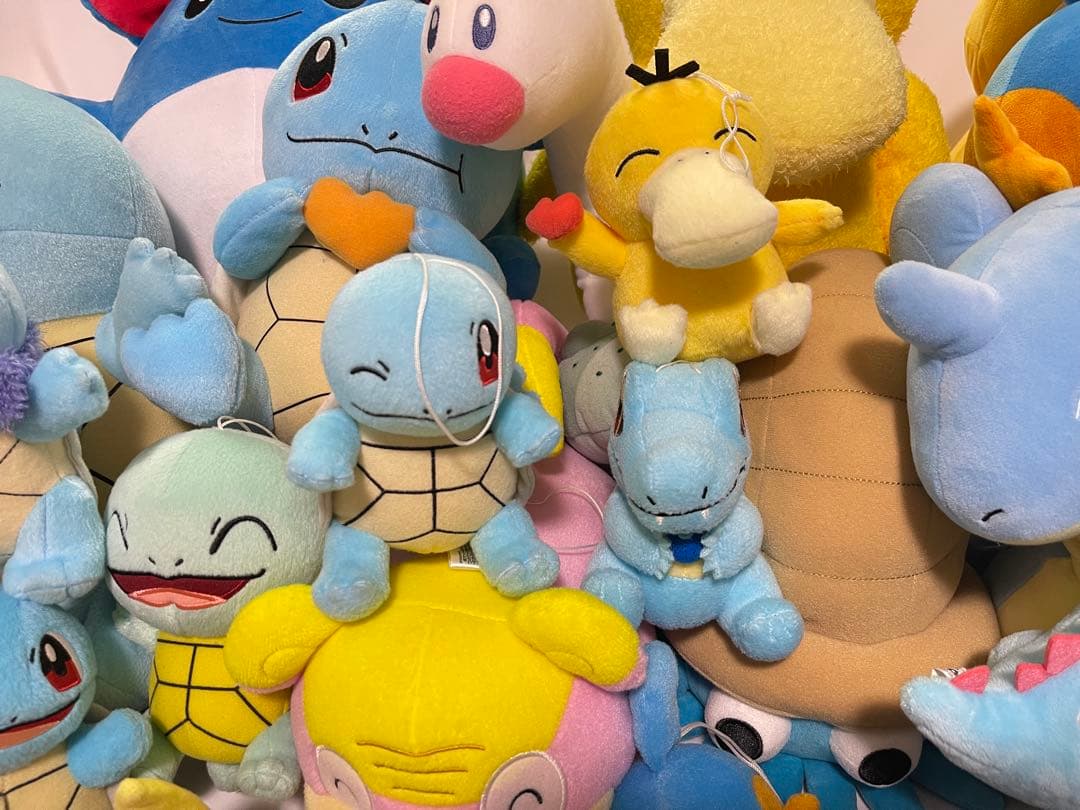 ポケモン　ぬいぐるみ　水タイプまとめ売り