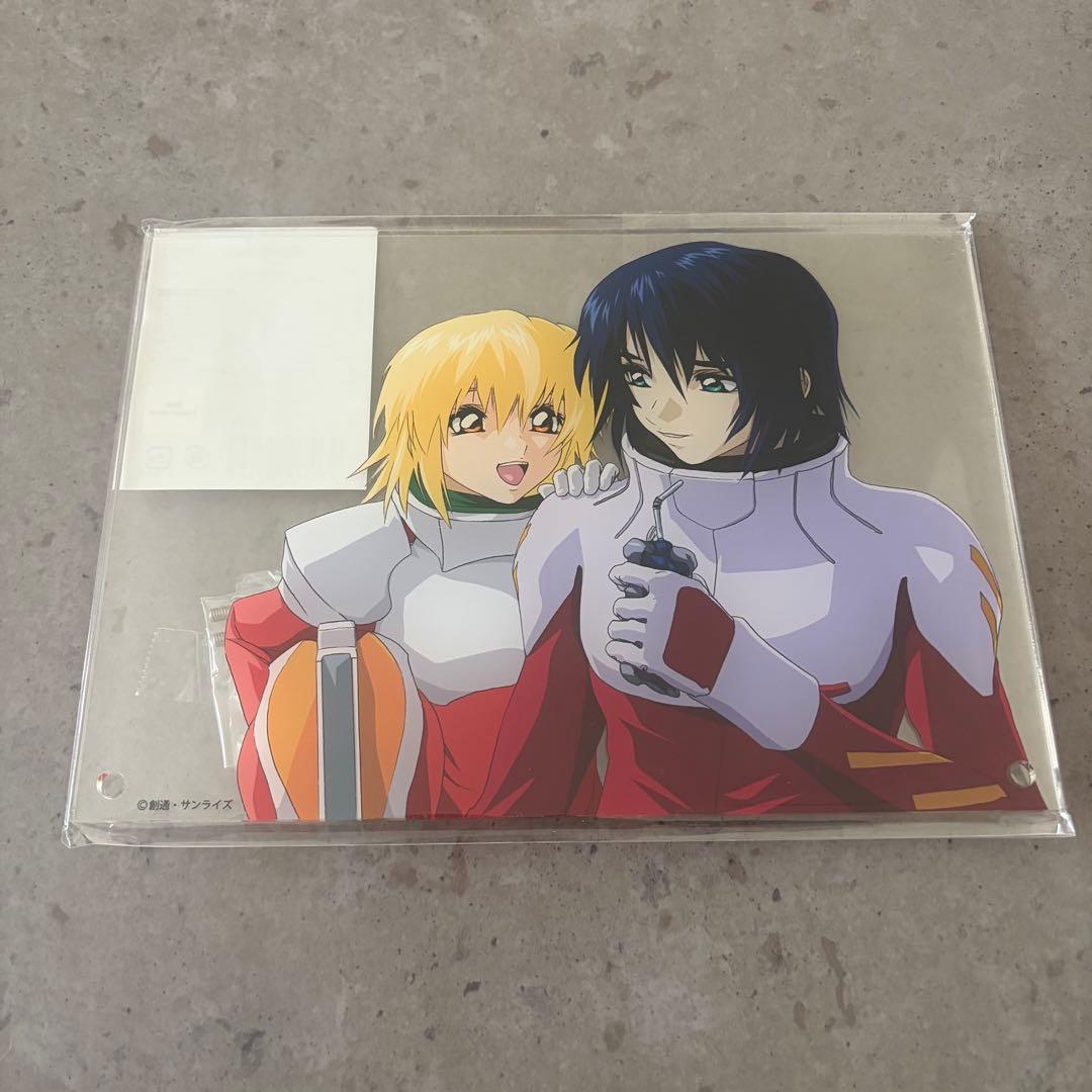 ガンダムSEED FREEDOM アスカガ アクリルパネル ガンダムシネマラリー