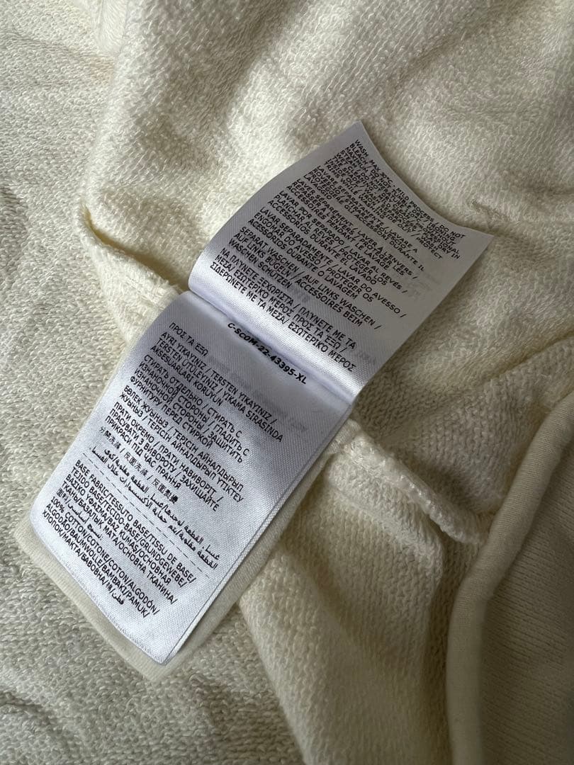 春！　モンクレール　フーディパーカー　白　XL ホワイト