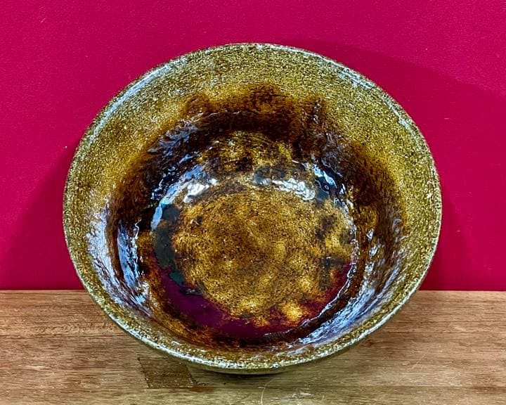 政所窯 永興紹道(飴くすり菊桐彫菓子鉢) 裏千家十五代 鵬雲斎 書付 菓子器