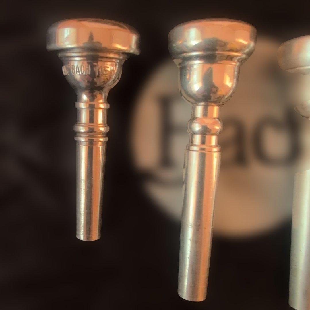 Bach トランペット 本体 銀メッキ　180ML37SP マウス７本等８