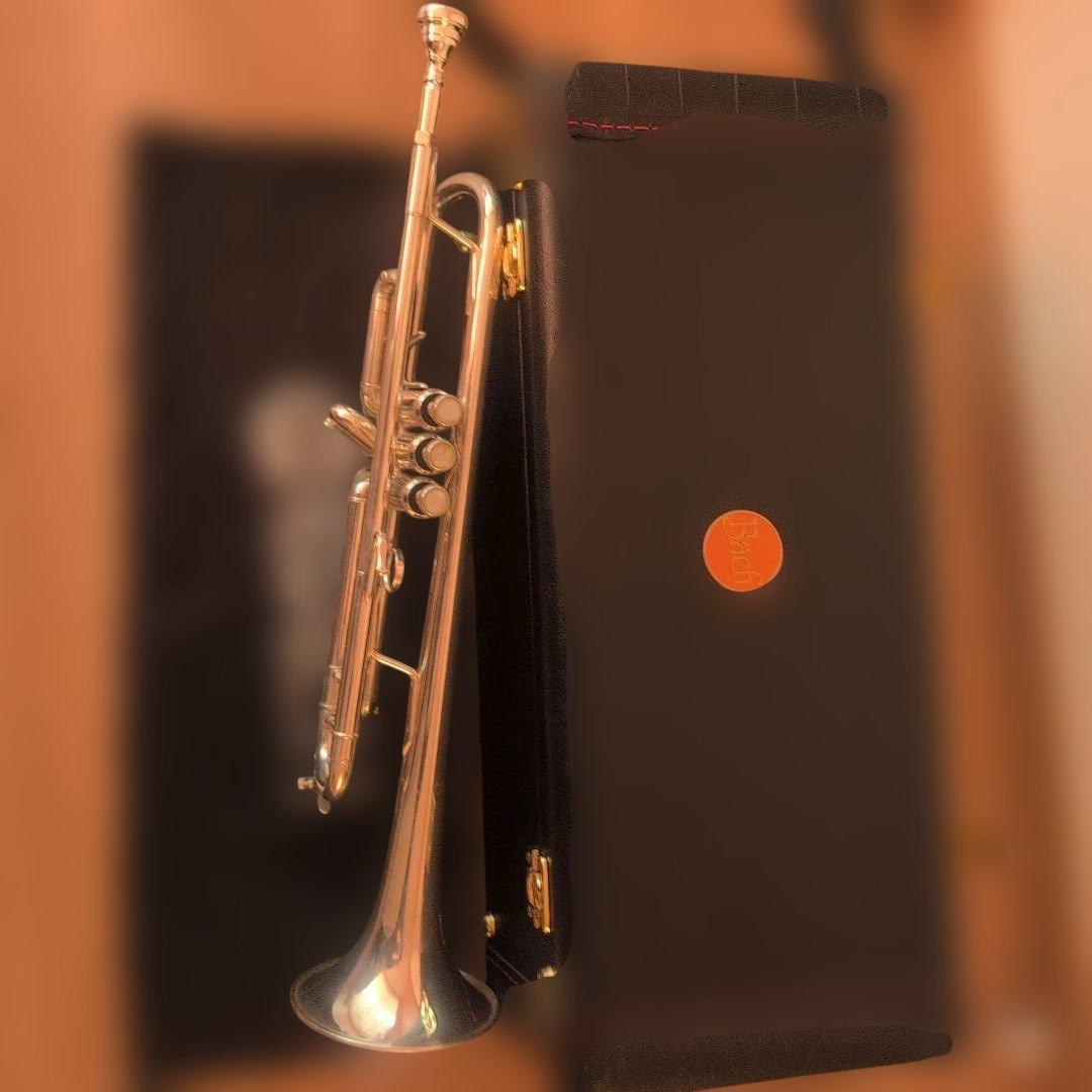 Bach トランペット 本体 銀メッキ　180ML37SP マウス７本等８