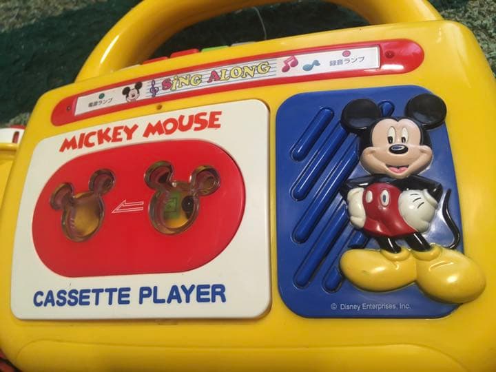 ツクダオリジナル ミッキーマウス ラジカセ SING ALONG - メルカリ