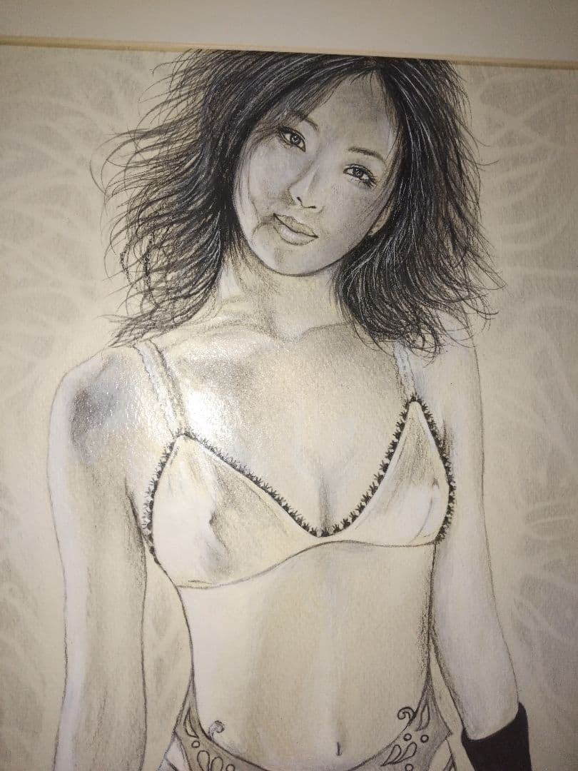 裸婦、美人画、絵画４号、光の中、S、山本英二、真筆、肉筆、新品額縁、高塚省吾。