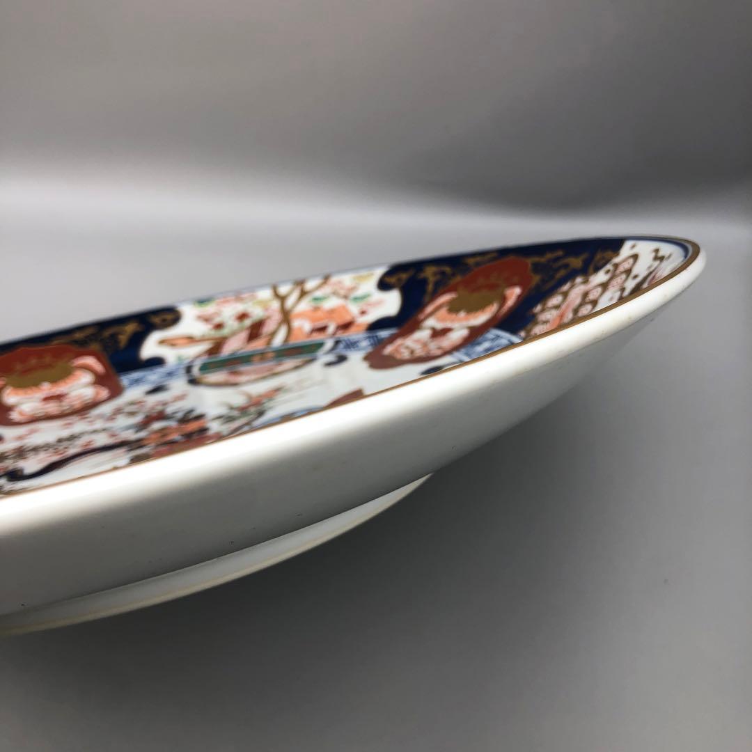 秀峰白磁金彩色鳳凰文様有田焼飾り皿プレート特大40cm - メルカリ