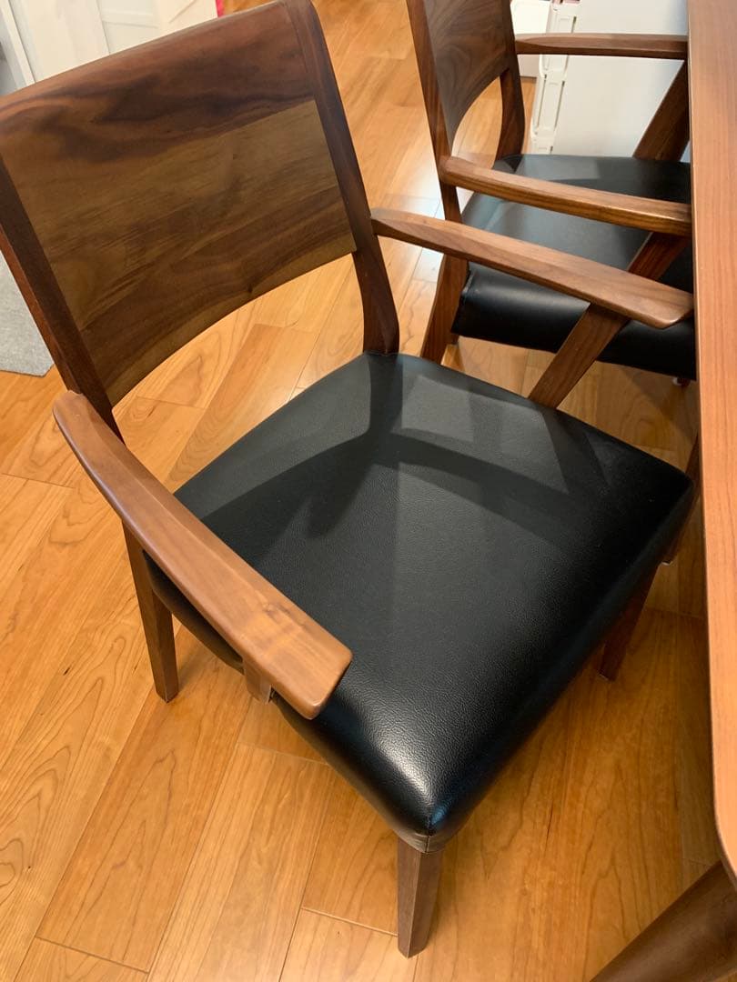 大塚家具　シネマ2 ウォールナット ダイニングテーブルセット