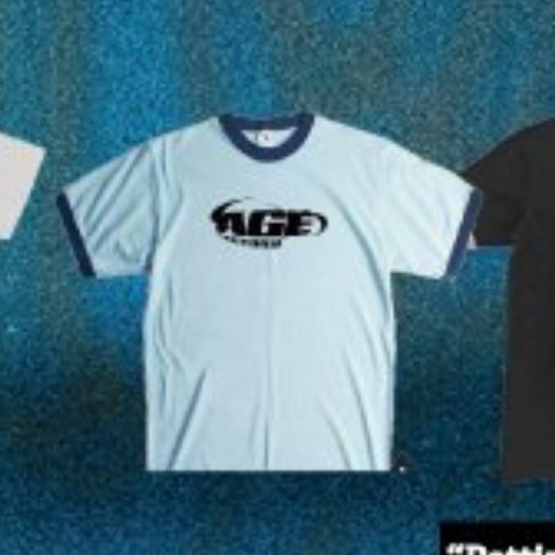 AgeFactory リンガーTシャツ light blue XL Age Factory ツアーT