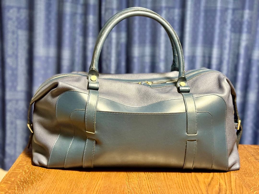 純正ノベルティ アストンマーティン バッグ レザー 本革 ボストン