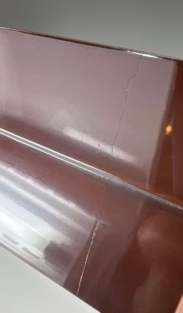 茶道具】稲尾誠中斎造 生田神社松古材 炉縁（共箱）