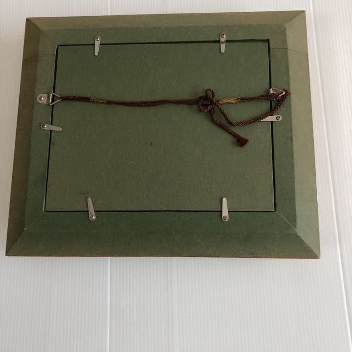 値下げしました‼️和装の女性、湖畔の情景の小品2点　￼