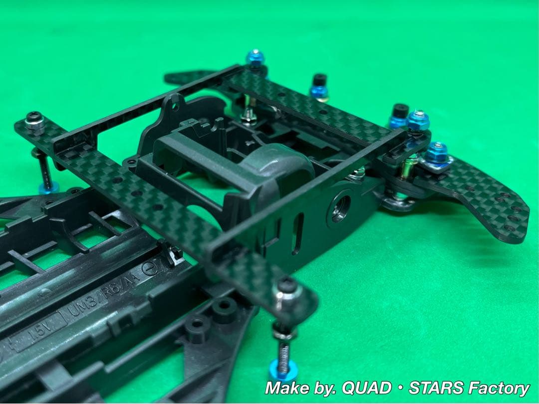 【ミニ四駆・FM-A】2軸ATピボット＋1軸アンカー＋リヤスキッド【30周年】