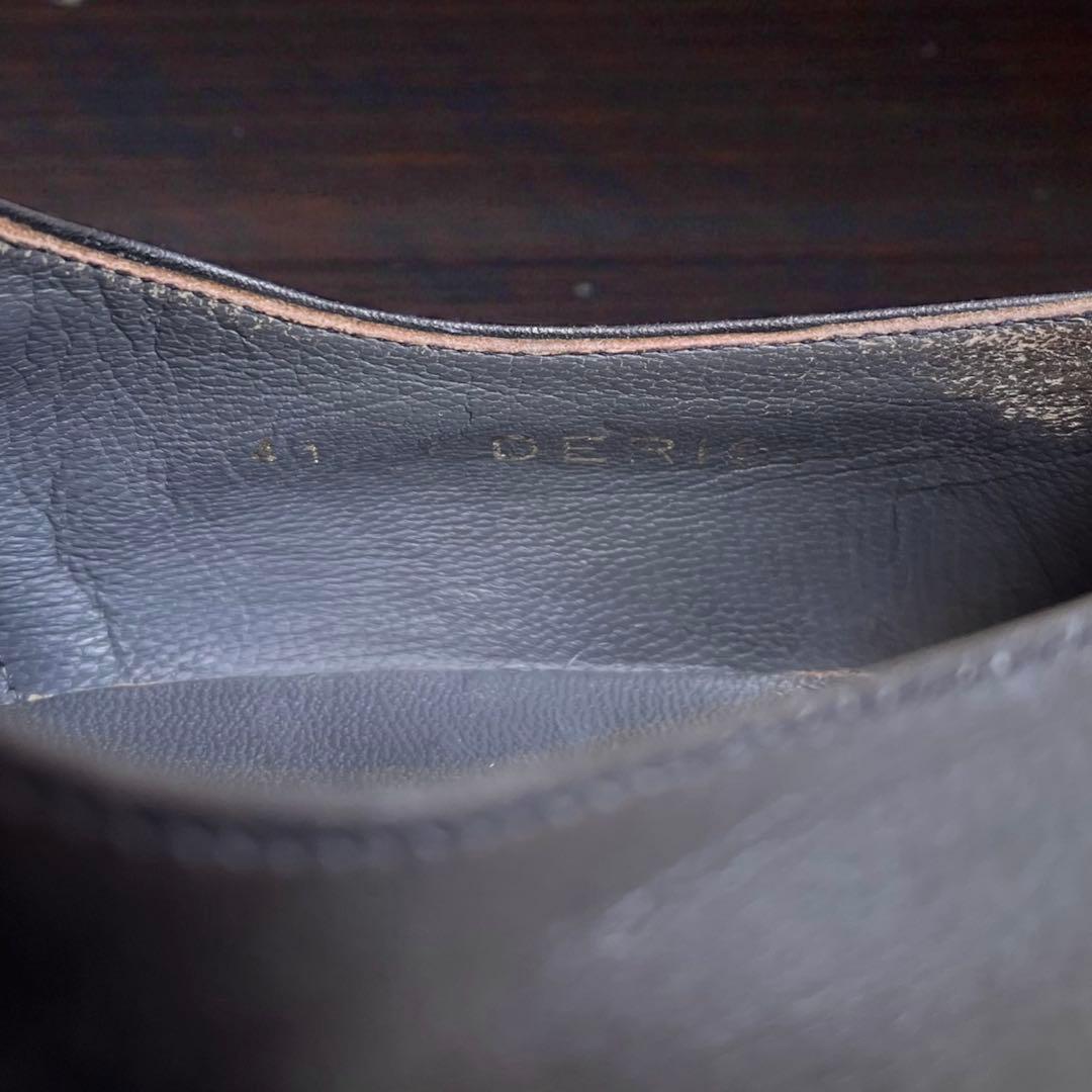 80's イタリア軍 オフィサーシューズ 41 DERISI VINTAGE