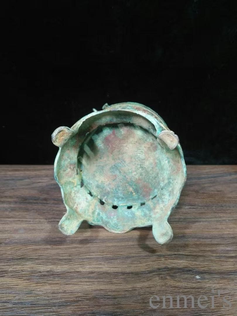 中国古美術 商周 青銅器 双龍壺 禮器 酒器 龍紋 帝王器物 古美術 骨董品