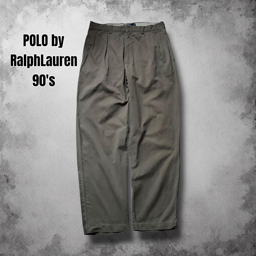 90s RalphLauren初期タグ アンドリューパンツ ヴィンテージポロチノ