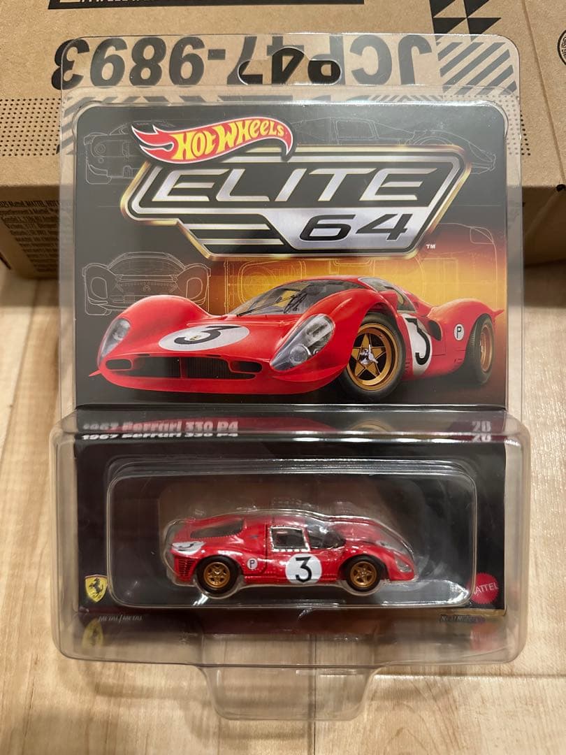 ミニカー Hot Wheels ELITE 64 1967 Ferrari 330 P4 Hot Wheels Elite 64 1967 Ferrari 330 P4 | Mattel Creations UK
