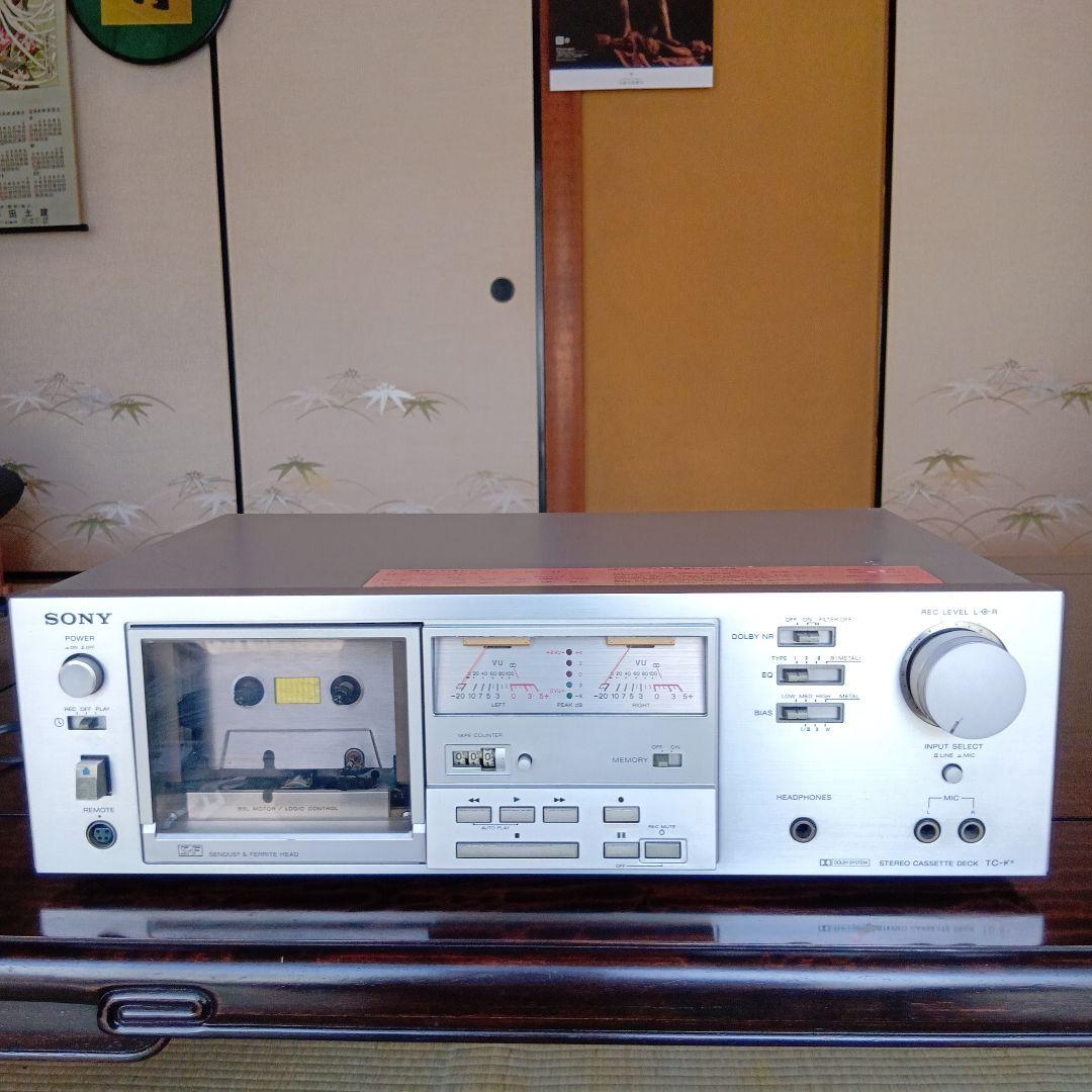 SONY ステレオカセットデッキ TC-K55 完動品です。