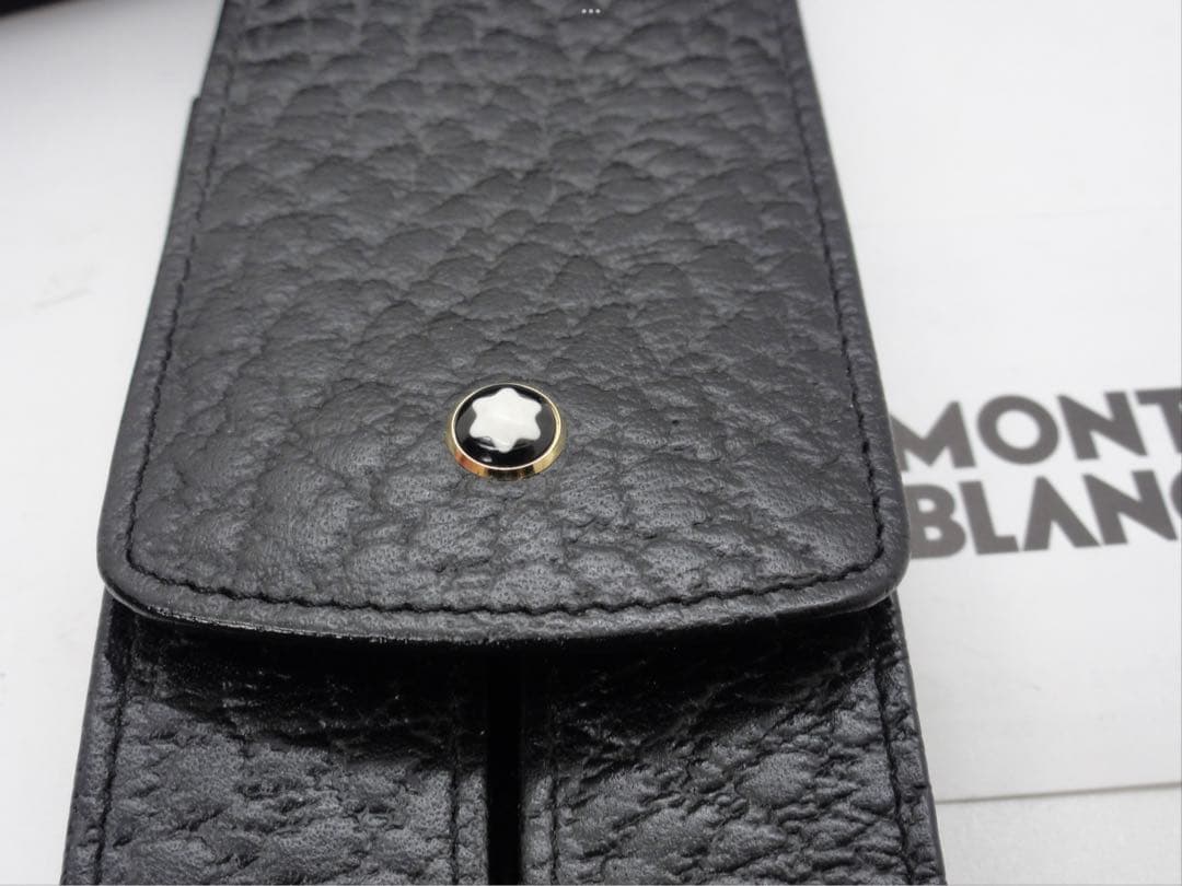 ⭐️モンブラン社製⭐️クオリティの高い本革製ペンポーチ⭐️GLOVE2本挿