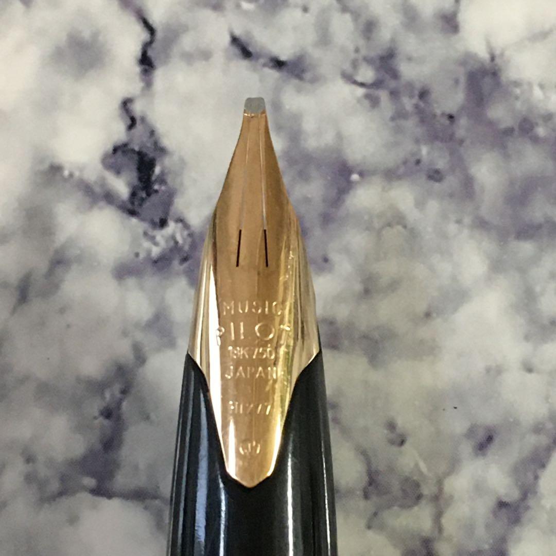 0215オーバーホール済み パイロット PILOT MUSIC 18k