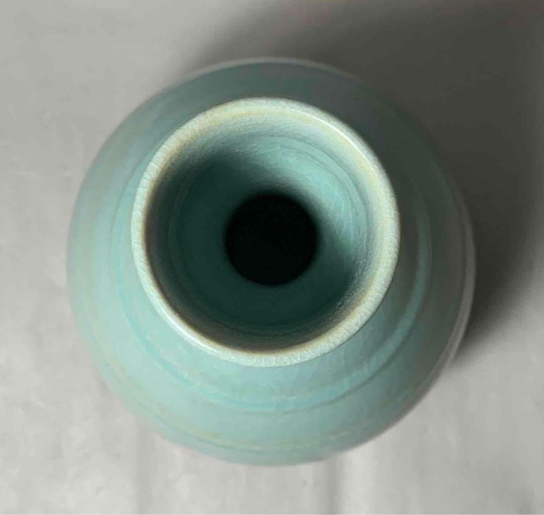 中国 横筋のある瓶　u6230950