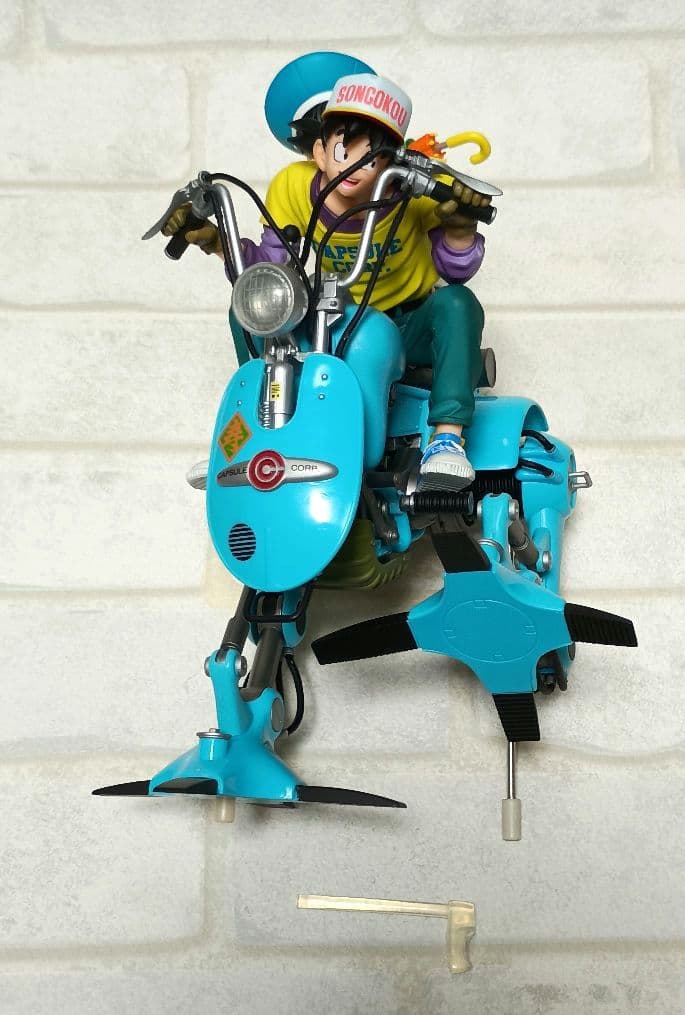 【ジャンク品 台座無し】 ドラゴンボール 一番くじ メカフィギュア 悟空 悟飯