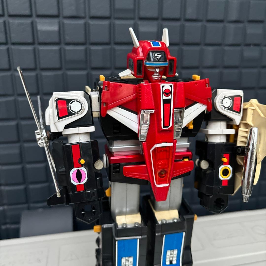 BANDAI 1987年 DX超合金 光戦隊マスクマン 光速合体グレートファイブ