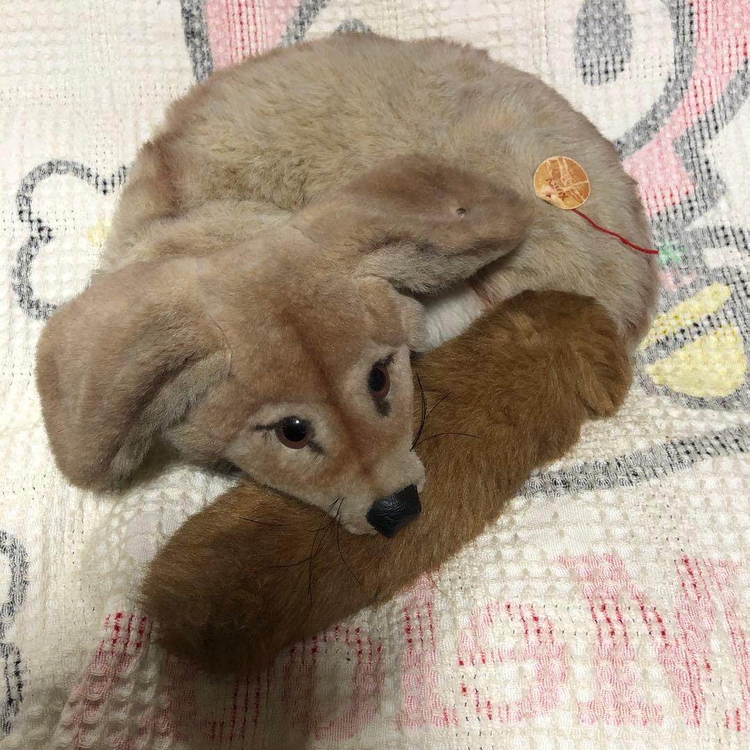 シュタイフ　ヴィンテージ アンティーク　Xorry キツネ　ぬいぐるみ　中古品
