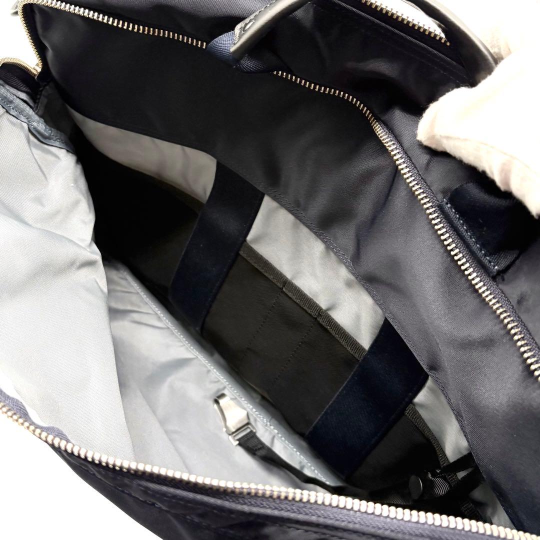 【極美品】ポーター リフト 3way ビジネスバッグ リュック A4可 ネイビー