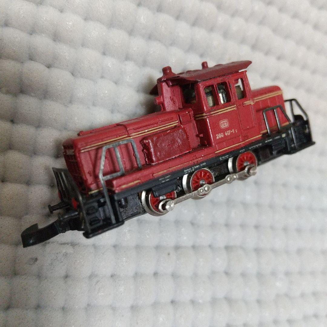 超精密！Marklin mini-club ディーゼル機関車＆客車2両／Zゲージ