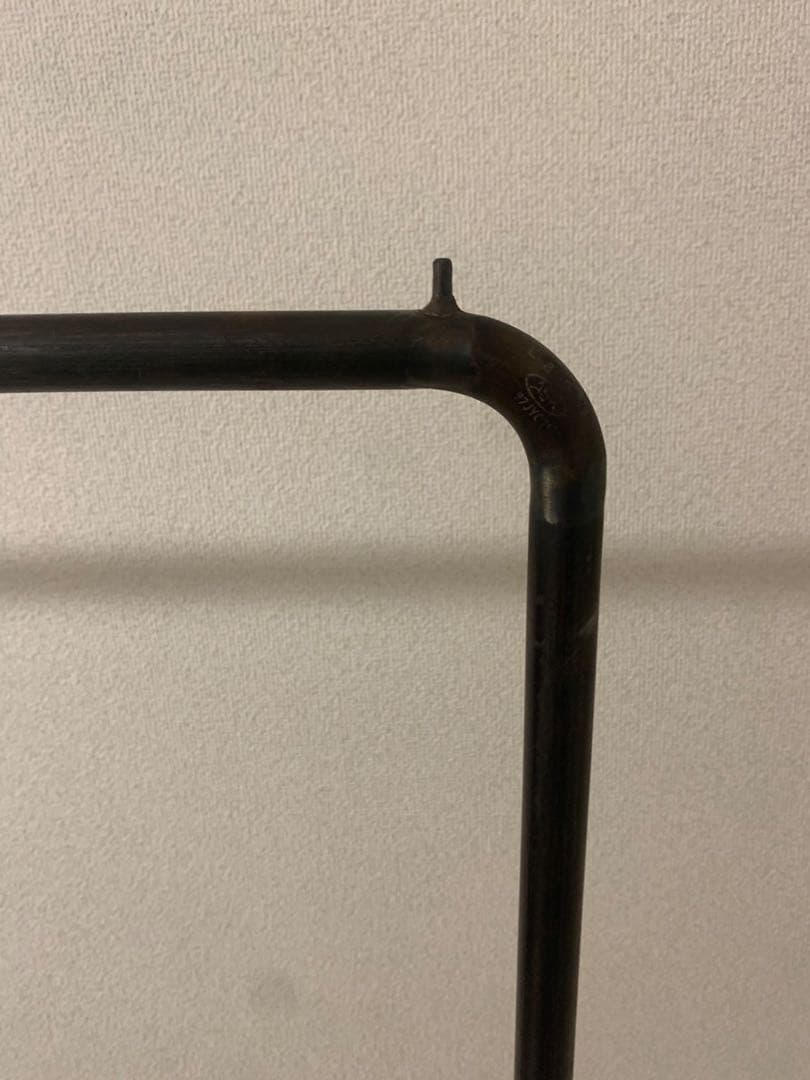 ✨ダブルスタンダード　職人ハンドメイド鉄製ハンガーラック