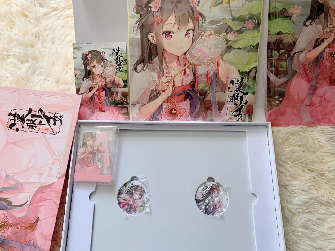 anmi 中国限定販売 漢服少女オリジナル切手コレクション 豪華限定版 ストア