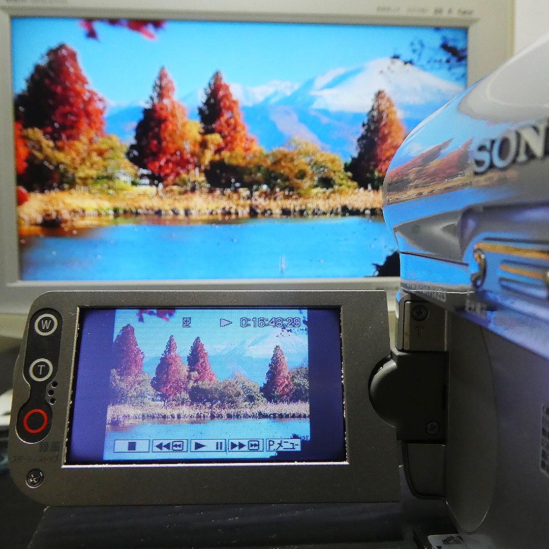 美品・動作品 ソニー DCR-HC90 MiniDVビデオカメラ　DVD化に最適