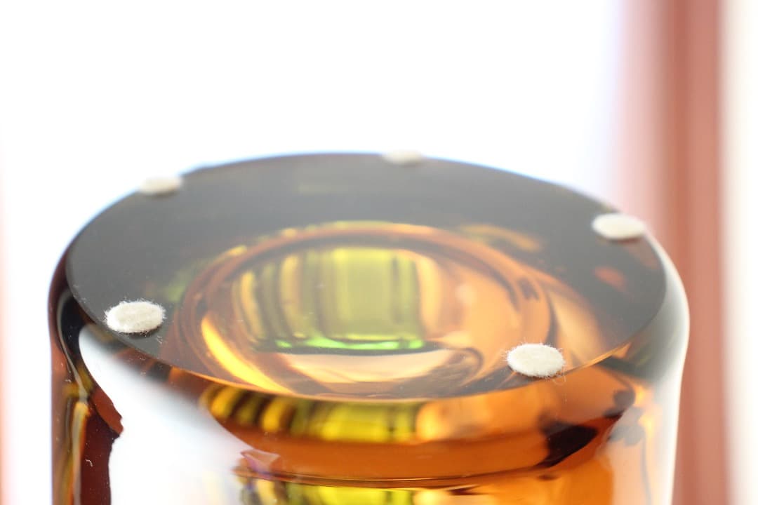 チェコ クリスタル ボヘミアングラス 物入れ ヨセフ・エクナー - メルカリ