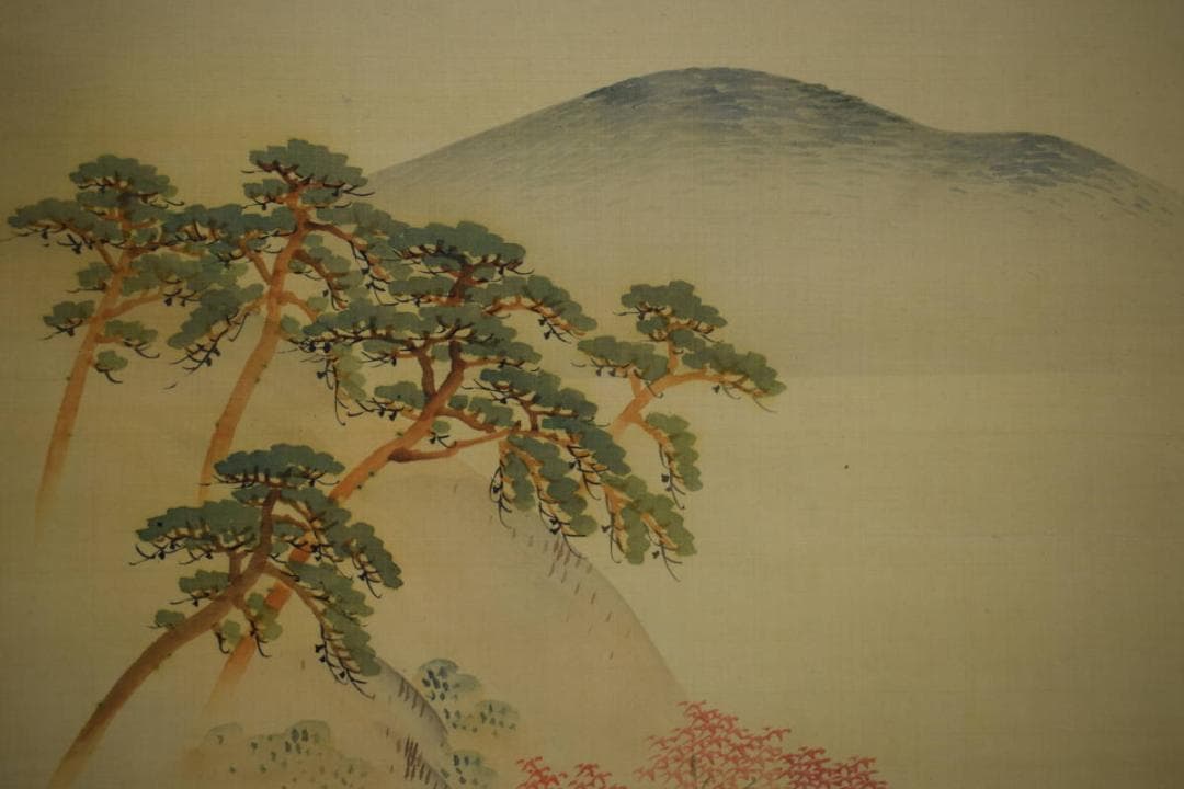 真作/孝敬/吉村孝敬/円山応挙の弟子/布袋屋掛軸HH-497