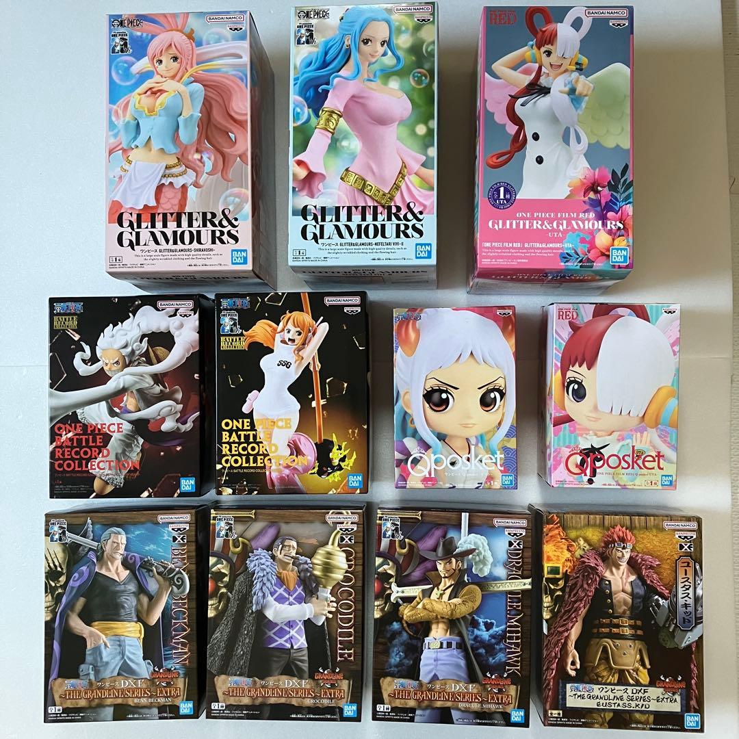 ワンピース GLLITTER &GLAMIOURSなどフィギュア11種まとめ売り - メルカリ